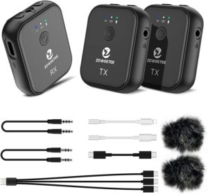 ZOWEETEK Wireless Lavalier-Microphone